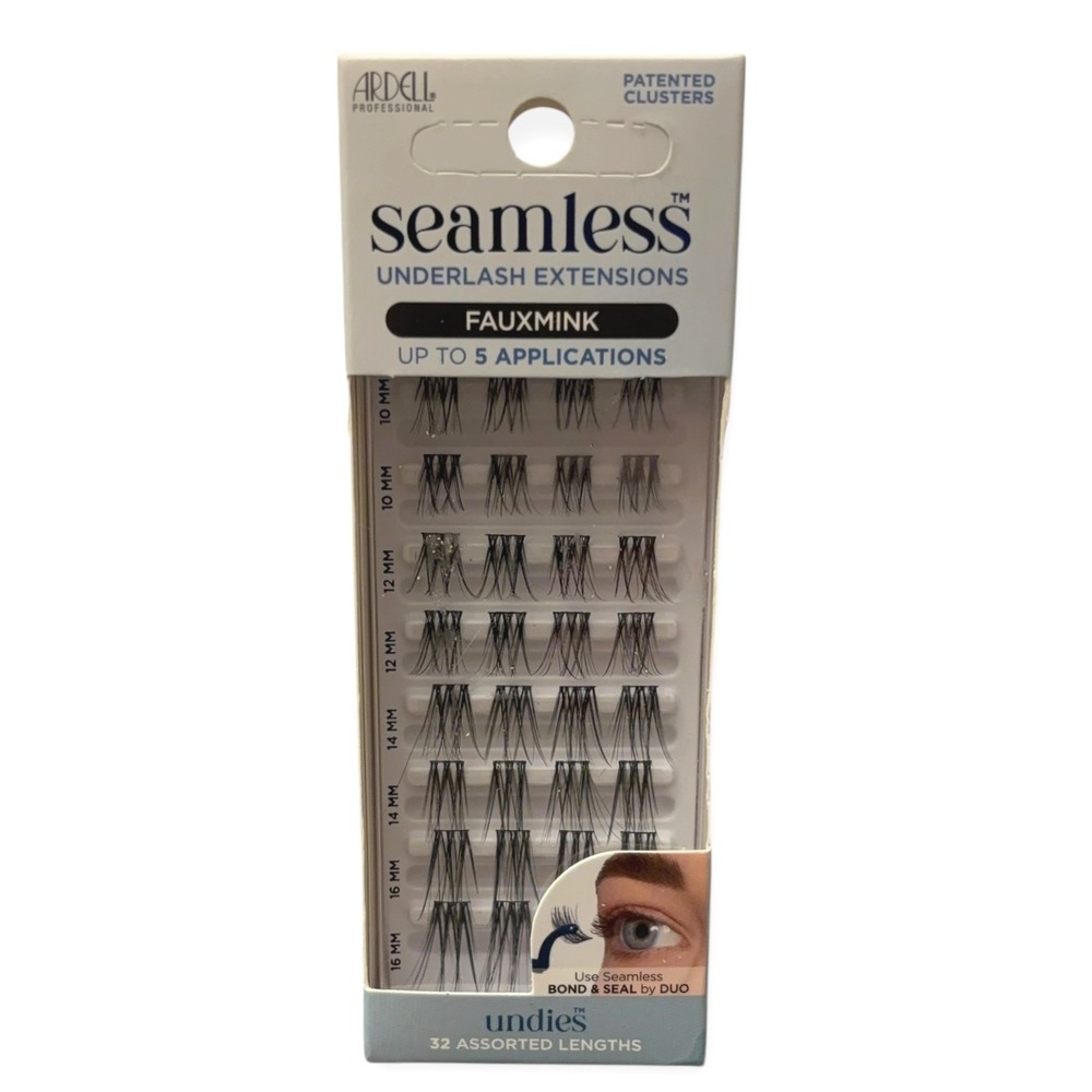 Ardell Seamless Underlash Extensions Faux Mink Undies 32 Clusters Vary Length
